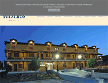 Tablet Screenshot of hotelmilagrosriaza.com